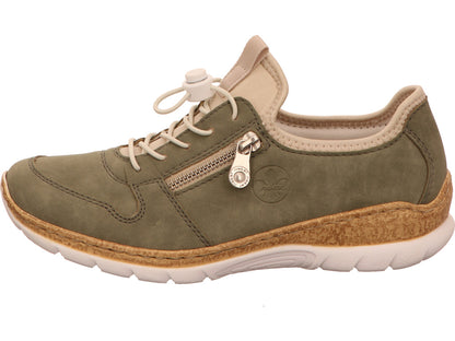 Rieker Damen Sneaker  in grün-bunt-kombiniert