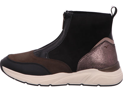 Tamaris Damen Stiefel  in schwarz-bunt-kombiniert