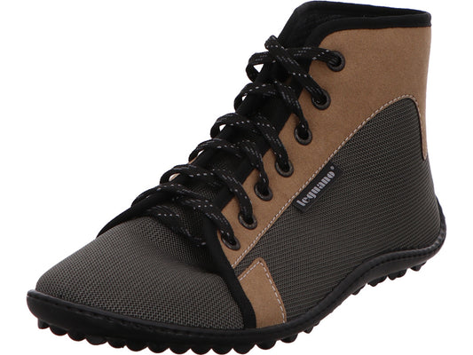 Leguano Damen Stiefel  in grau-bunt-kombiniert