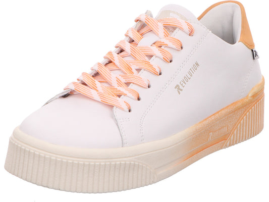 Rieker Damen Sneaker Revolution in weiß-bunt-kombiniert