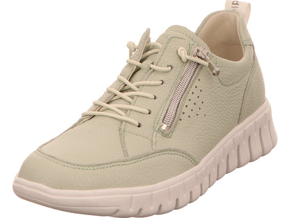 Waldläufer damesschoen met vetersluiting H-Birdy in lichtgroen