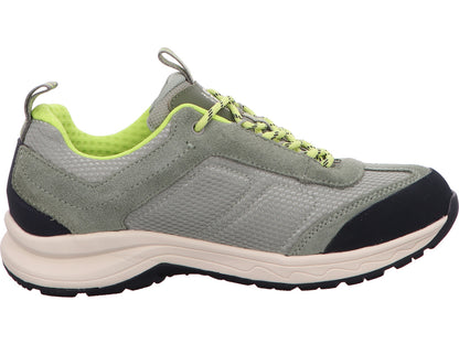 Waldläufer Damen Schnürschuh H-Freya in grau-bunt-kombiniert