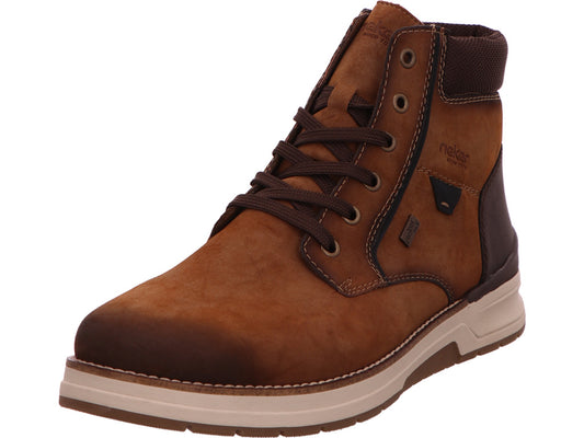 Rieker herenlaarzen in een combinatie van bruin en meerkleurig.