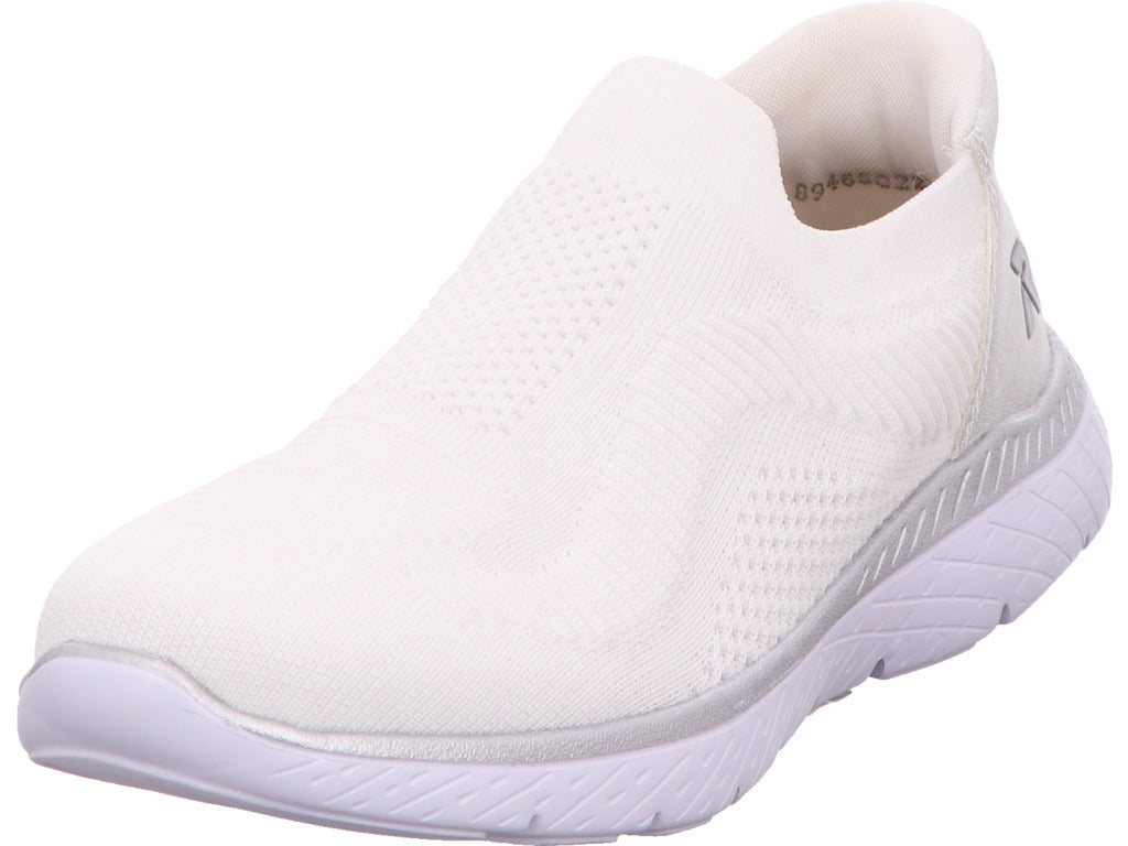 Rieker Damen Slipper  in weiß-kombiniert