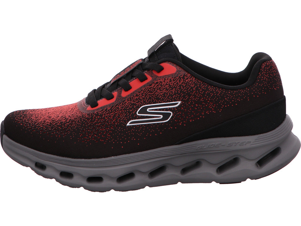 Skechers Herren Slipper Go Walk Glide-Step in schwarz-bunt-kombiniert