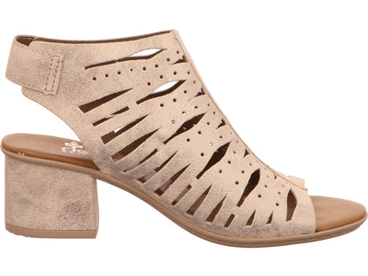 Rieker Damen Sandalette  in beige