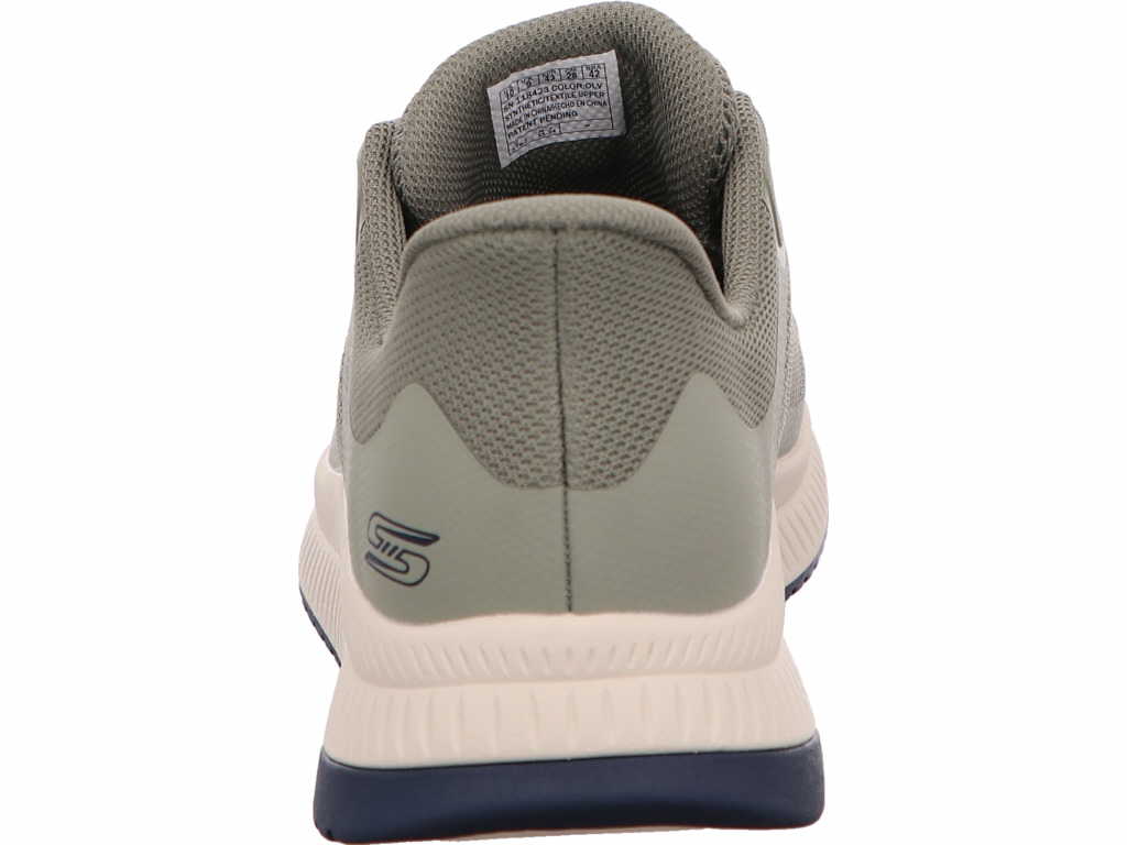 Skechers Herren Slipper Slip-Ins - Bobs Squad 4 in oliv