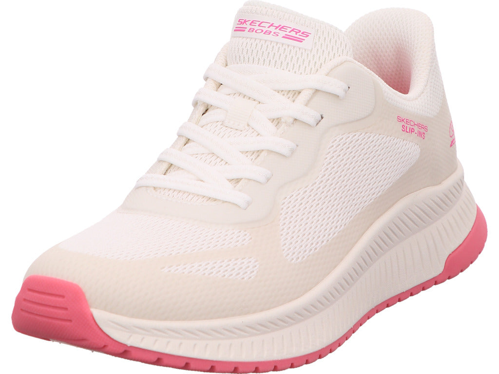 Skechers Damen Sneaker Bobs Squad 4 - Staple Look in weiß