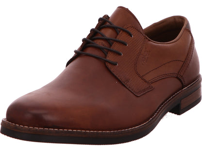 Rieker Herren Schnürschuh  in braun-kombiniert