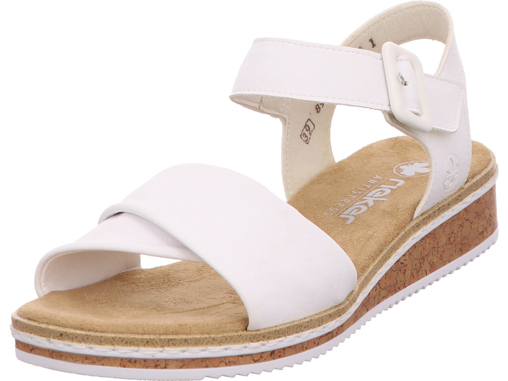 Rieker Damen Sandalette  in weiß