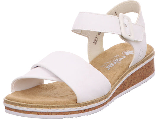 Rieker Damen Sandalette  in weiß