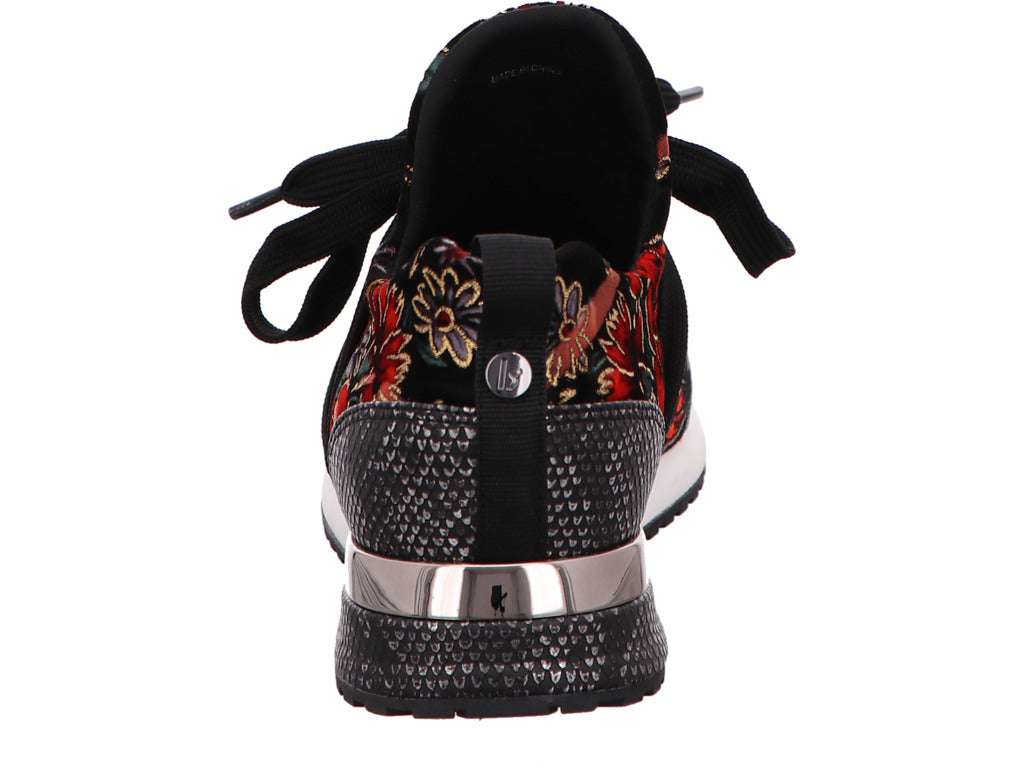 La Strada Damen Sneaker  in schwarz-bunt-kombiniert