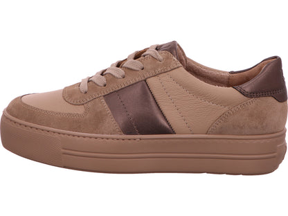 Paul Green Damen Sneaker  in beige-bunt-kombiniert