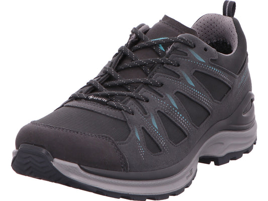 Lowa Damen Schnürschuh Innox Evo Ii in grau-bunt-kombiniert