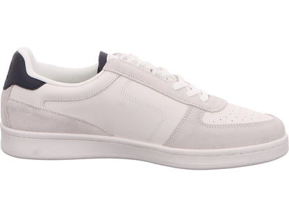 Marc O'Polo herensneakers in een wit-meerkleurige combinatie.