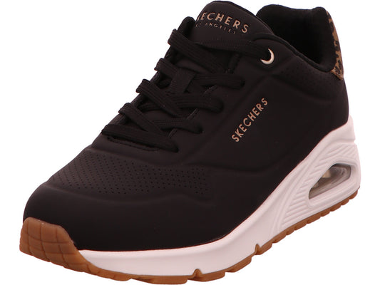 Skechers Damen Sneaker Uno Jungle Nite in schwarz-bunt-kombiniert
