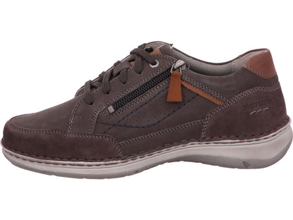Josef Seibel Herren Halbschuh New Anvers 11 in grau-bunt-kombiniert