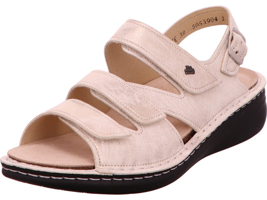 Finn Comfort Damen Sandalette Praia in beige
