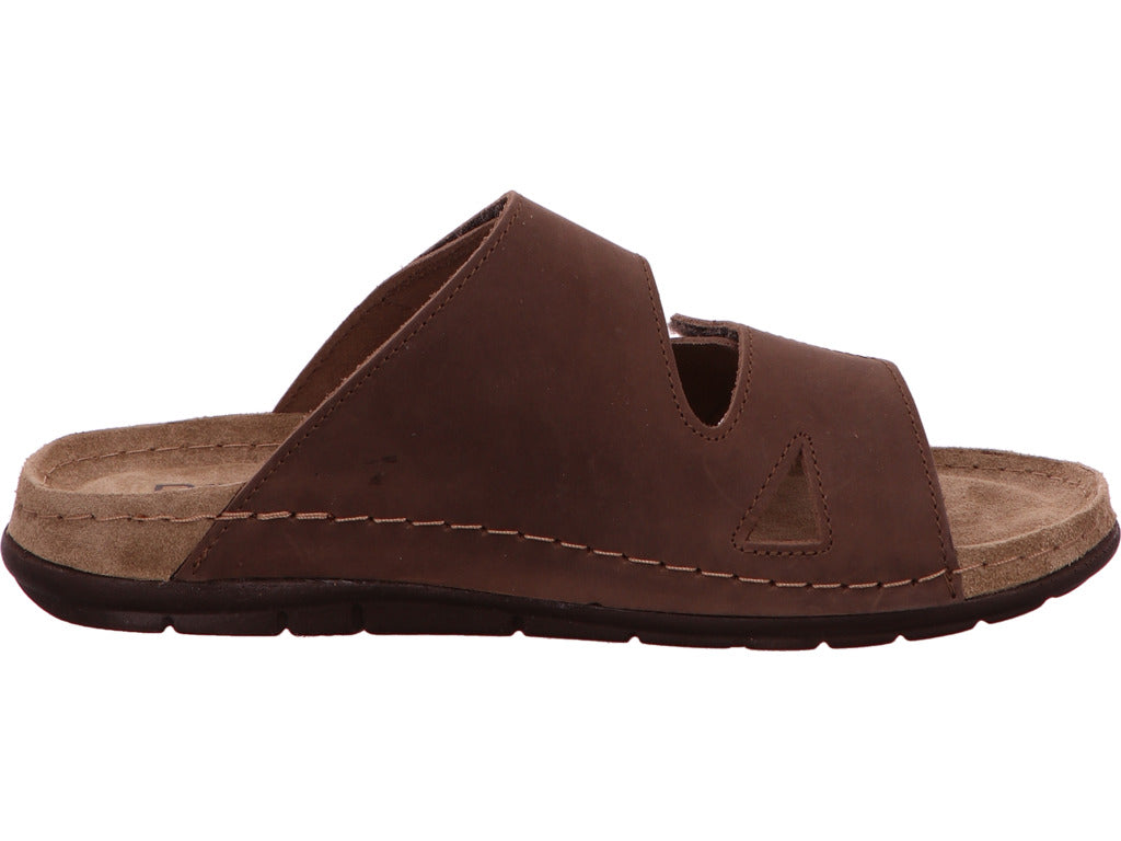 Rohde Herren Pantolette Foggia-H in dunkelbraun