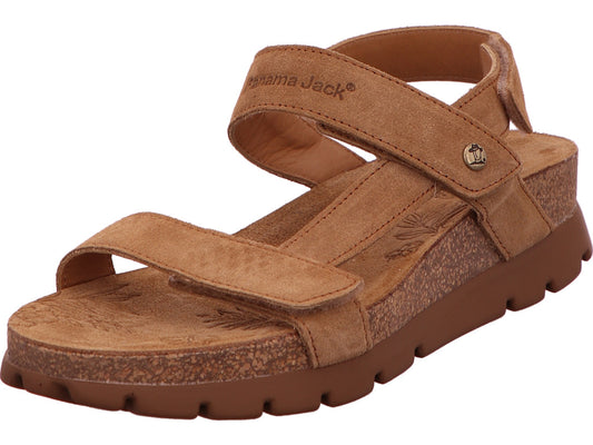 Panama Jack Damen Sandalette Selma B10 in braun-kombiniert