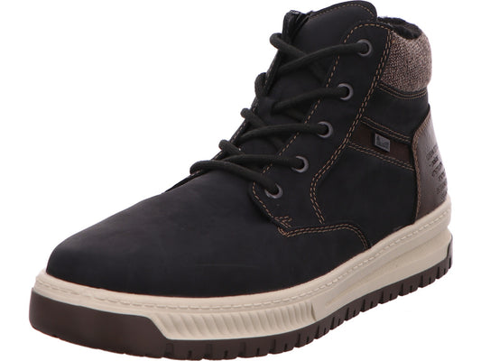 Rieker Herren Stiefel  in schwarz-bunt-kombiniert