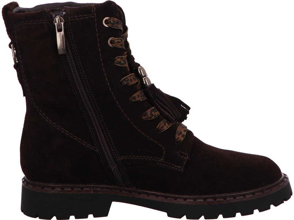 Tamaris Damen Stiefel  in dunkelbraun