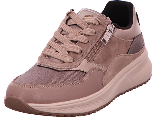 Waldläufer Damen Schnürschuh Mara in taupe