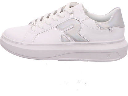 Rieker Damen Sneaker Evolution in weiß-bunt-kombiniert