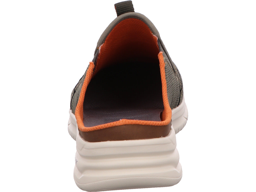 Rieker Herren Clog / Töffler  in grau-bunt-kombiniert