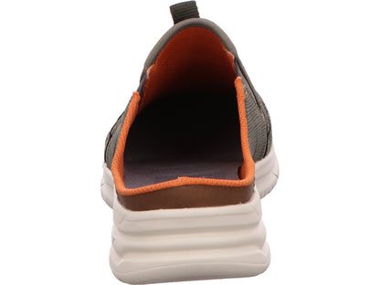 Rieker Herren Clog / Töffler  in grau-bunt-kombiniert