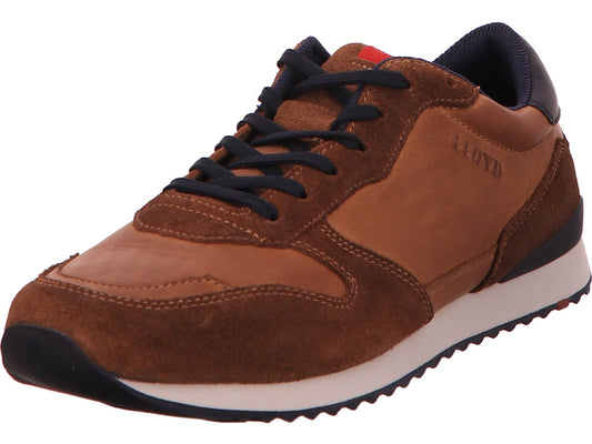 Lloyd herensneakers Edmond in bruin-gecombineerd