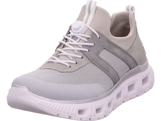 Rieker Damen Sneaker  in grau-kombiniert