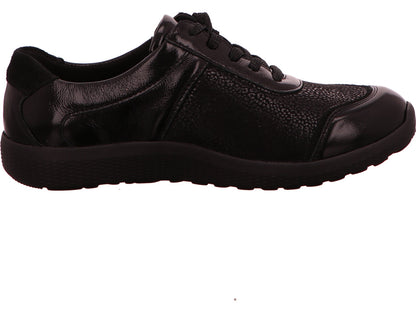 Waldläufer damesschoen met vetersluiting Ira in zwart