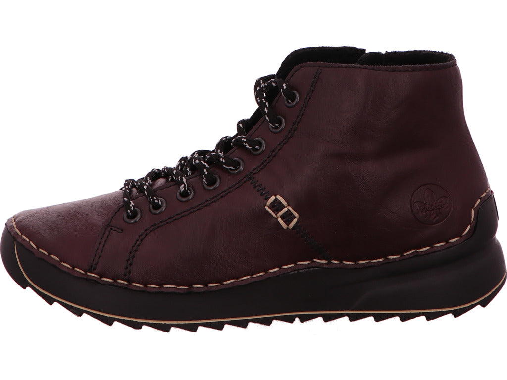 Rieker Damen Stiefel  in dunkelrot