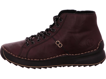 Rieker Damen Stiefel  in dunkelrot