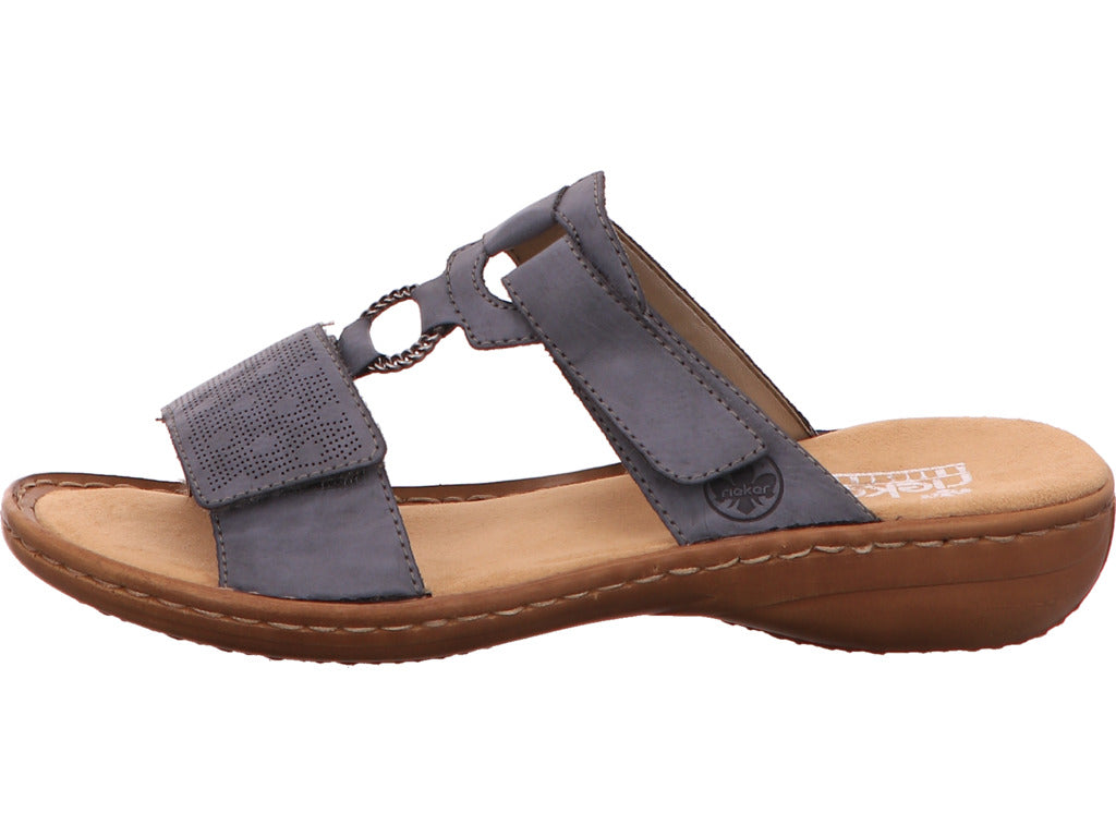 Rieker Damen Pantolette  in blau