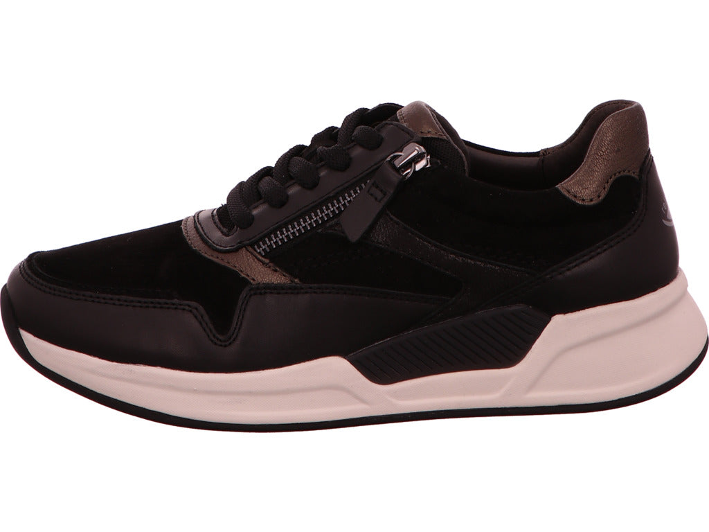 Gabor Damen Sneaker  in schwarz-bunt-kombiniert