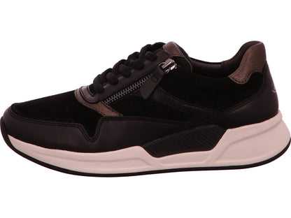 Gabor Damen Sneaker  in schwarz-bunt-kombiniert