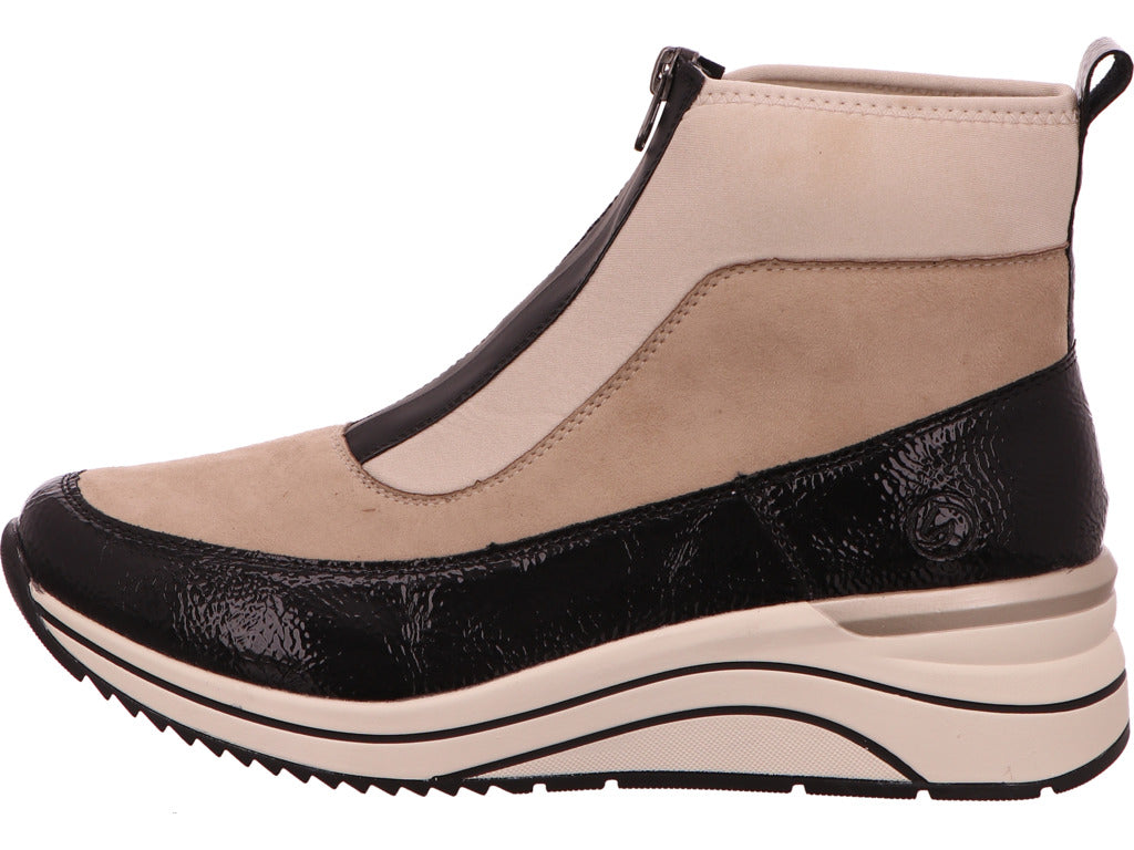 Remonte Damen Stiefel  in beige-bunt-kombiniert