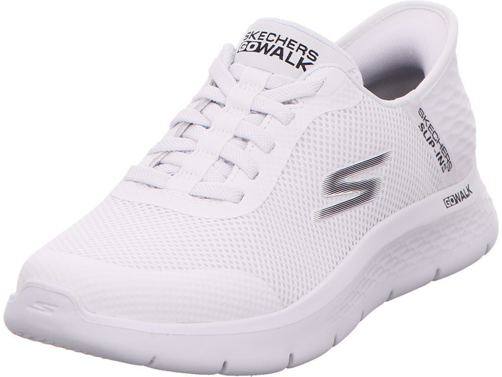 Skechers herenslippers Go Walk Flex - Hands Up in wit
