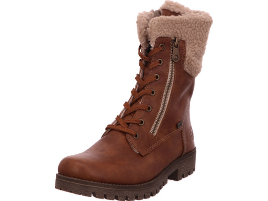 Rieker Damen Stiefel  in hellbraun