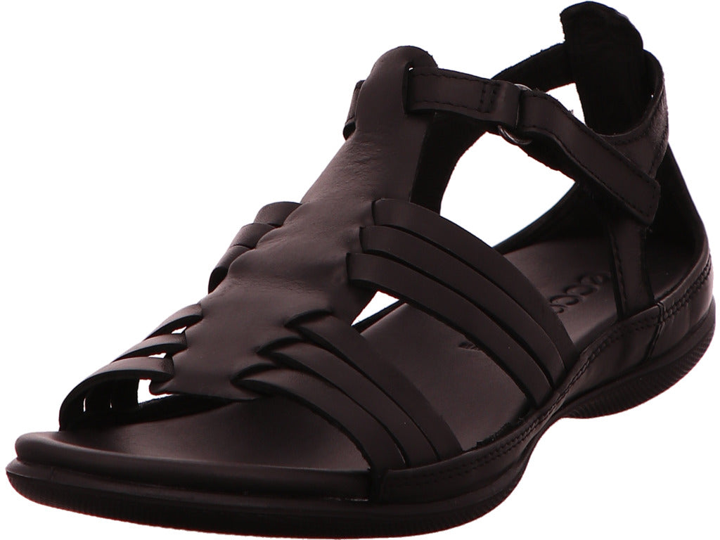 Ecco Damen Sandalette Flash W Roman Sandal in schwarz