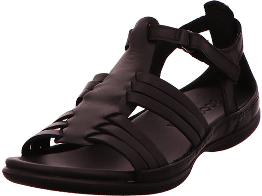 Ecco Damen Sandalette Flash W Roman Sandal in schwarz