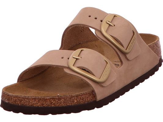 Birkenstock Damen Pantolette Arizona Big Buckle in beige