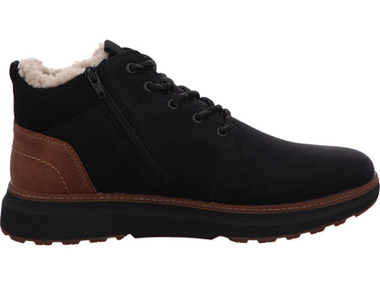Rieker Herren Stiefel  in schwarz-bunt-kombiniert