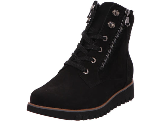 Waldläufer dameslaarzen in zwart