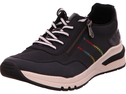 Rieker Damen Sneaker  in blau-kombiniert