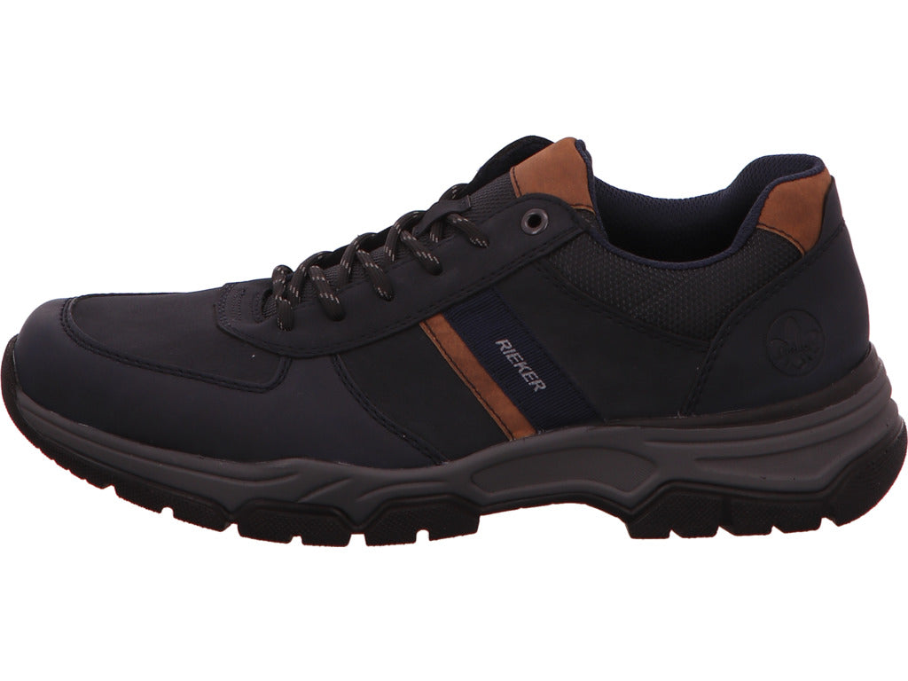 Rieker Herren Sneaker  in blau-bunt-kombiniert