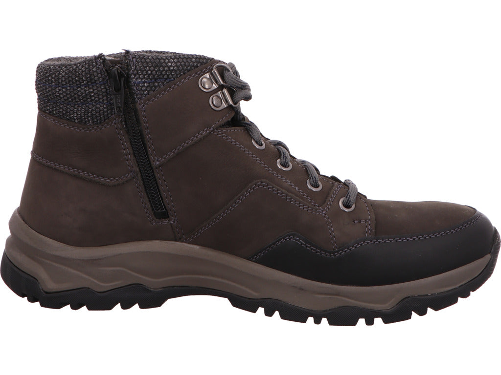 Josef Seibel Herren Stiefel Leroy 53 in grau-kombiniert