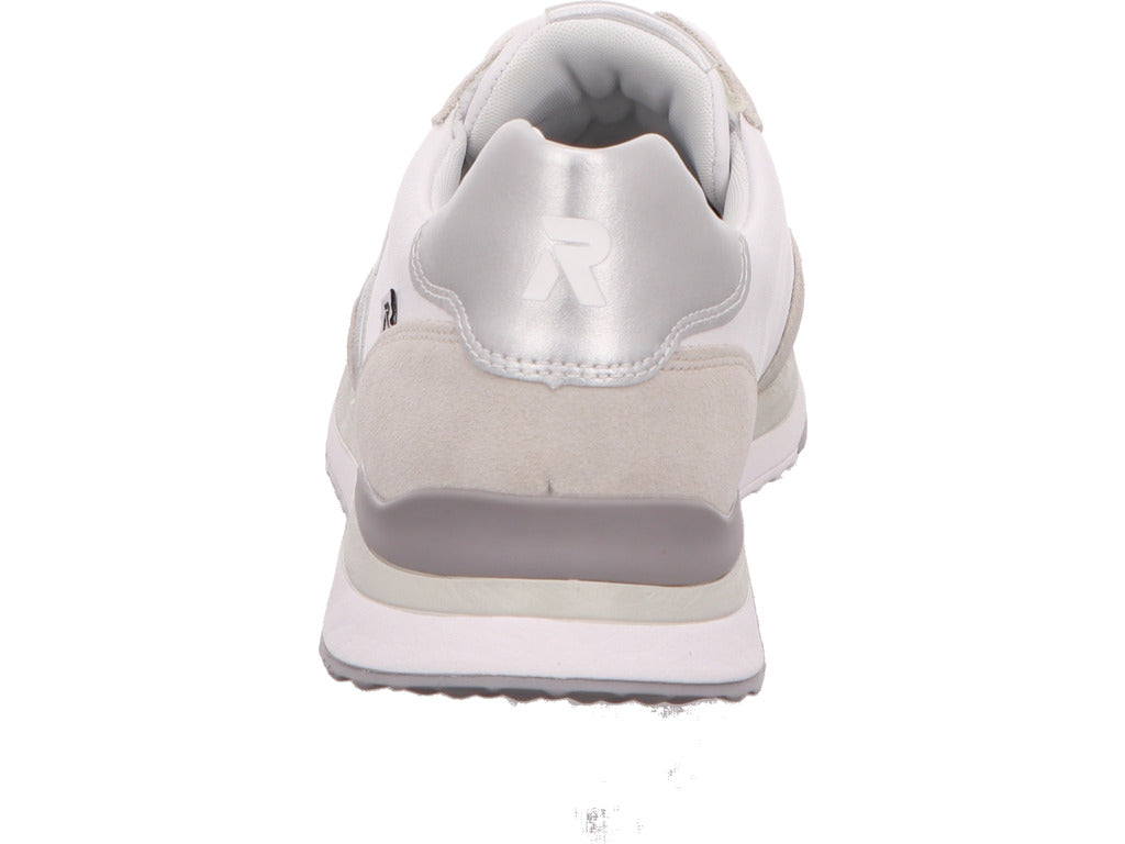 Rieker Damen Sneaker Revolution in weiß-bunt-kombiniert